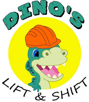 Dino's lift and shift Logo